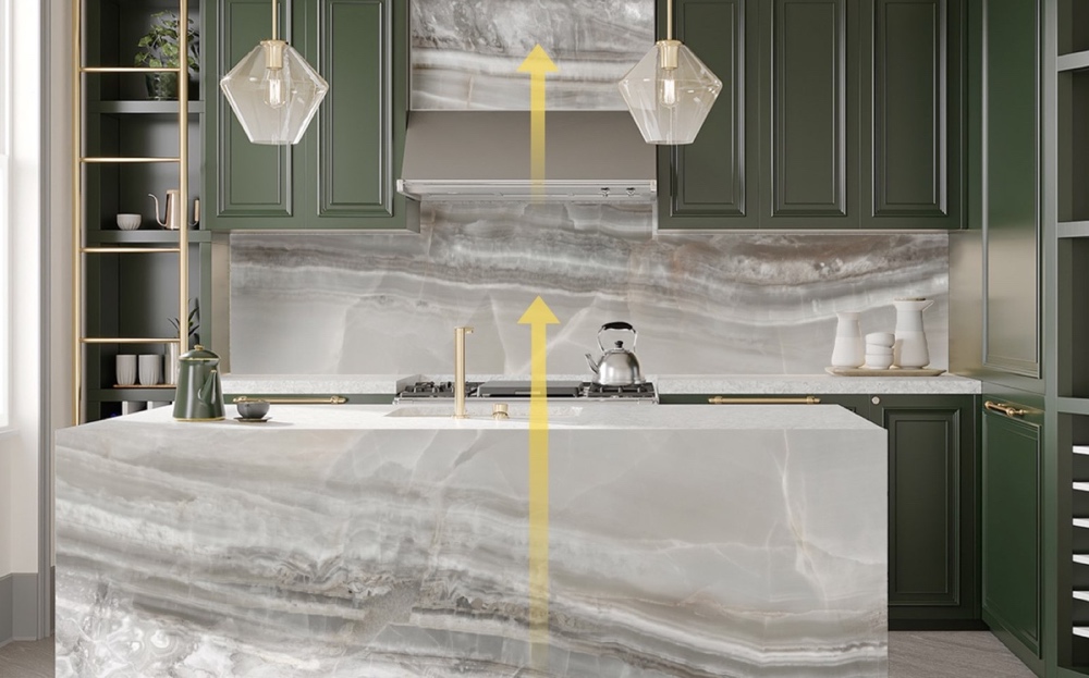 kitchen setting Riverview bioquartz